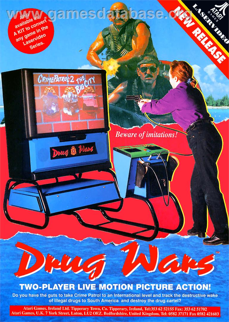 Crime Patrol 2: Drug Wars v1.1 - Arcade - Artwork - Advert