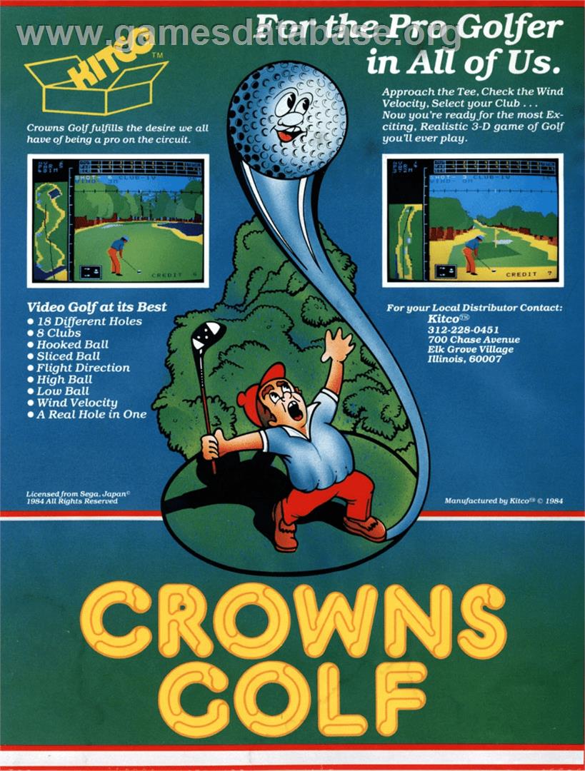 Crowns Golf - Arcade - Artwork - Advert