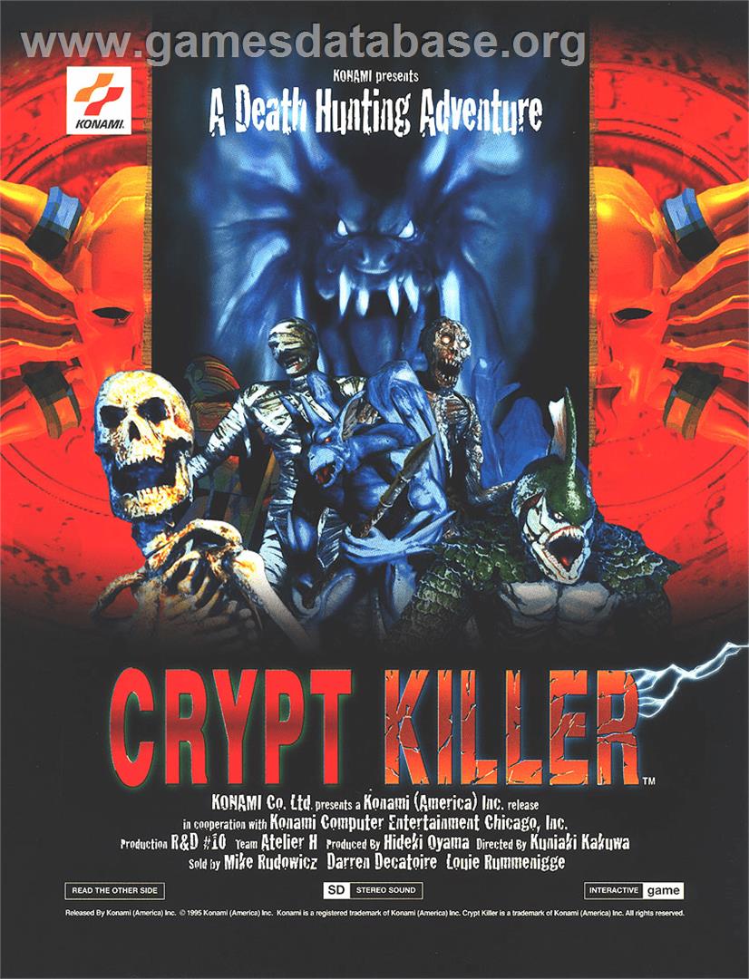 Crypt Killer - Arcade - Artwork - Advert