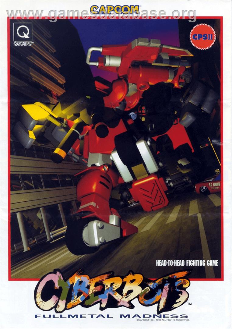Cyberbots: Fullmetal Madness - Arcade - Artwork - Advert