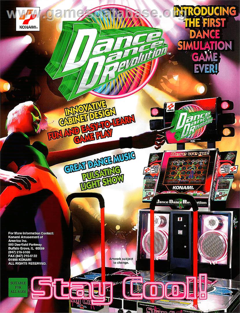 Dance Dance Revolution - Sony Playstation - Artwork - Advert