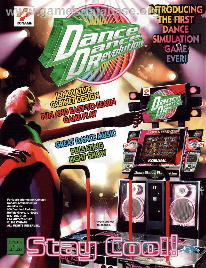 Dance Dance Revolution - Arcade - Artwork - Advert