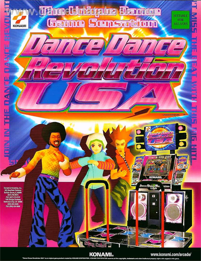 Dance Dance Revolution USA - Arcade - Artwork - Advert