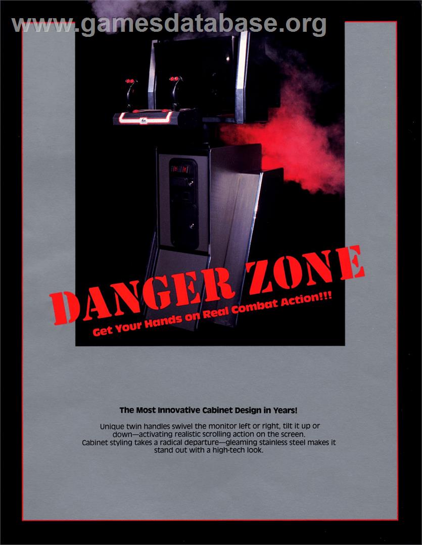 Danger Zone - Arcade - Artwork - Advert
