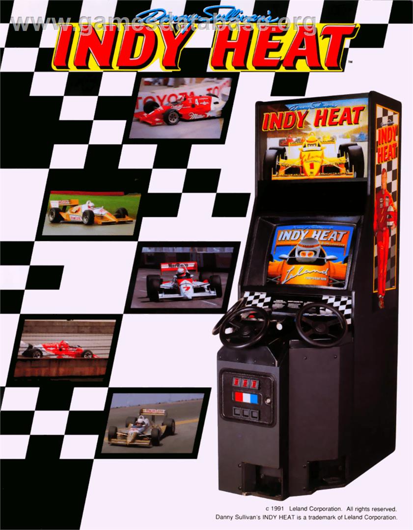 Danny Sullivan's Indy Heat - Arcade - Artwork - Advert