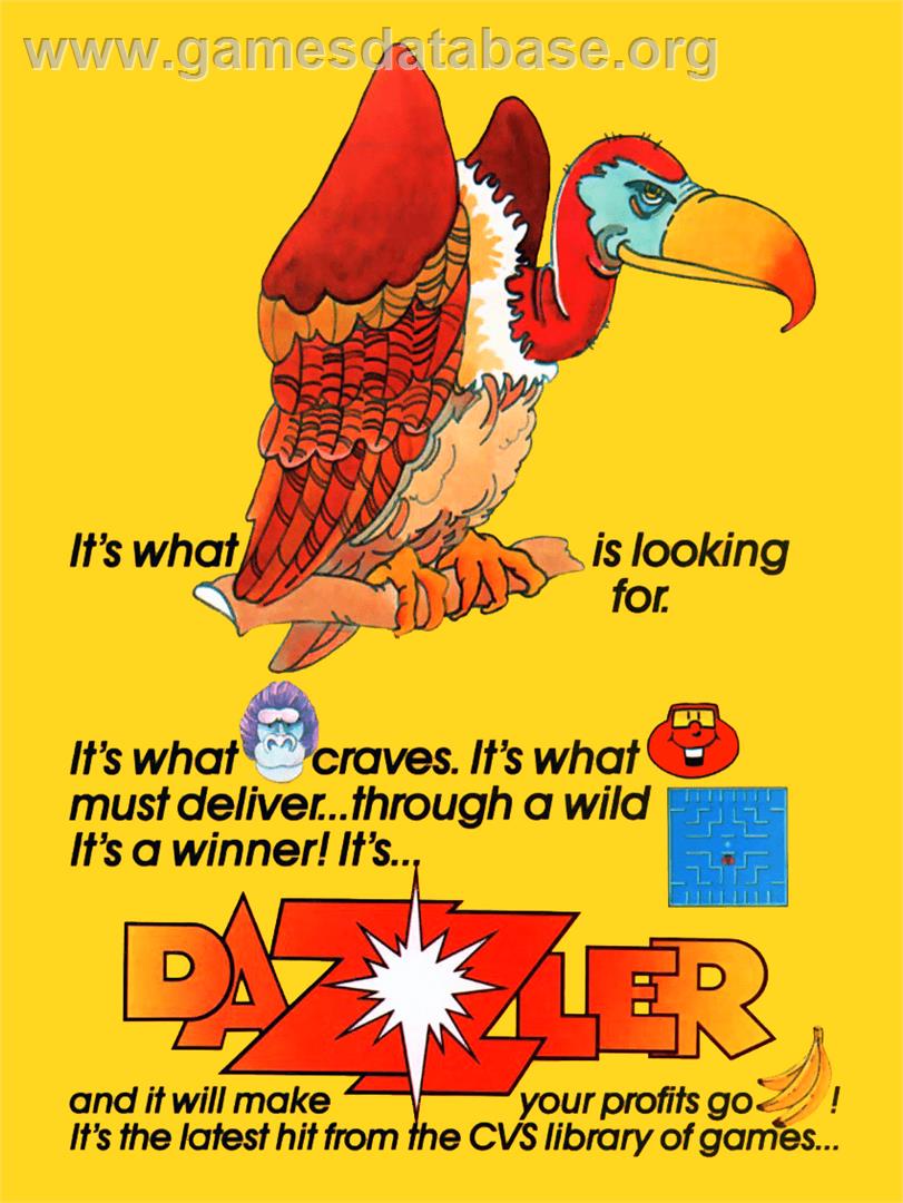 Dazzler - Arcade - Artwork - Advert