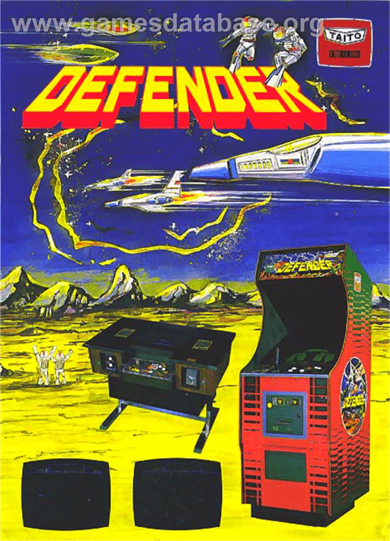 Defender - Arcade - Artwork - Advert