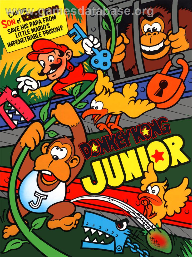 Donkey Kong Junior - Atari 8-bit - Artwork - Advert