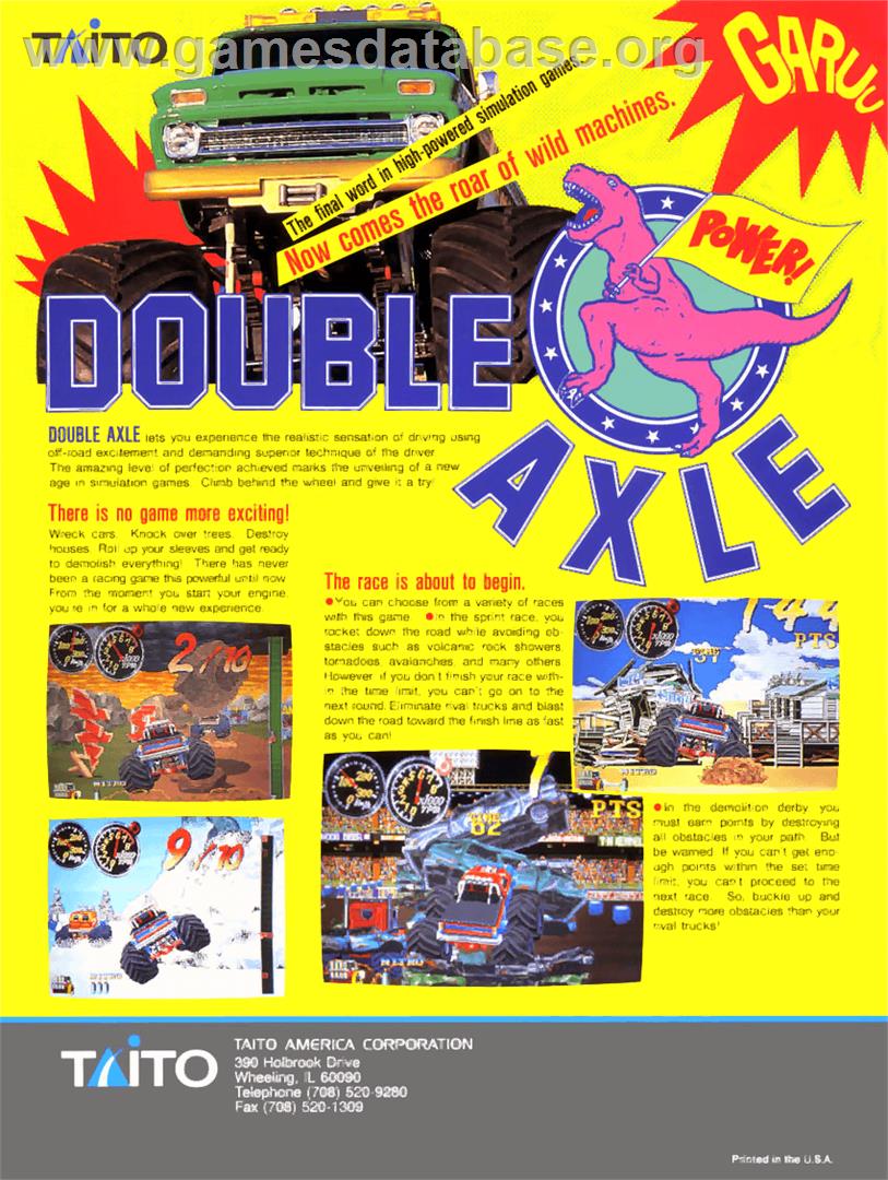 Double Axle - Arcade - Artwork - Advert