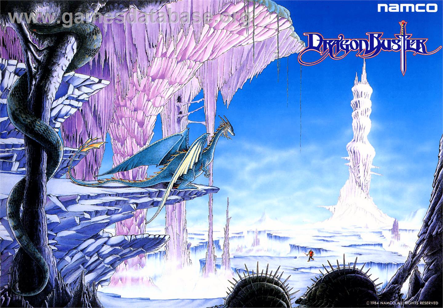 Dragon Buster - Arcade - Artwork - Advert