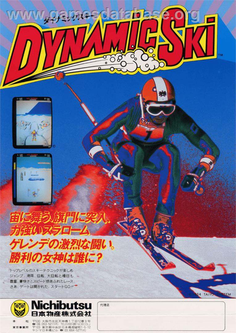 Dynamic Ski - Arcade - Artwork - Advert