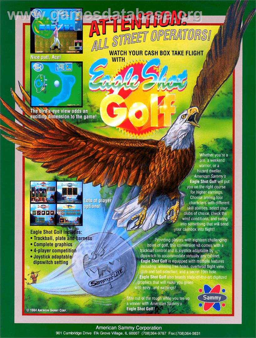 Eagle Shot Golf - Arcade - Artwork - Advert