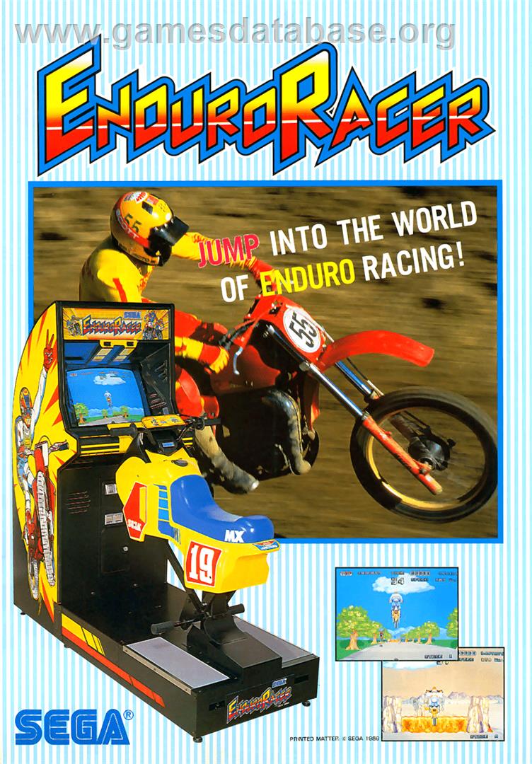Enduro Racer - Sega Master System - Artwork - Advert