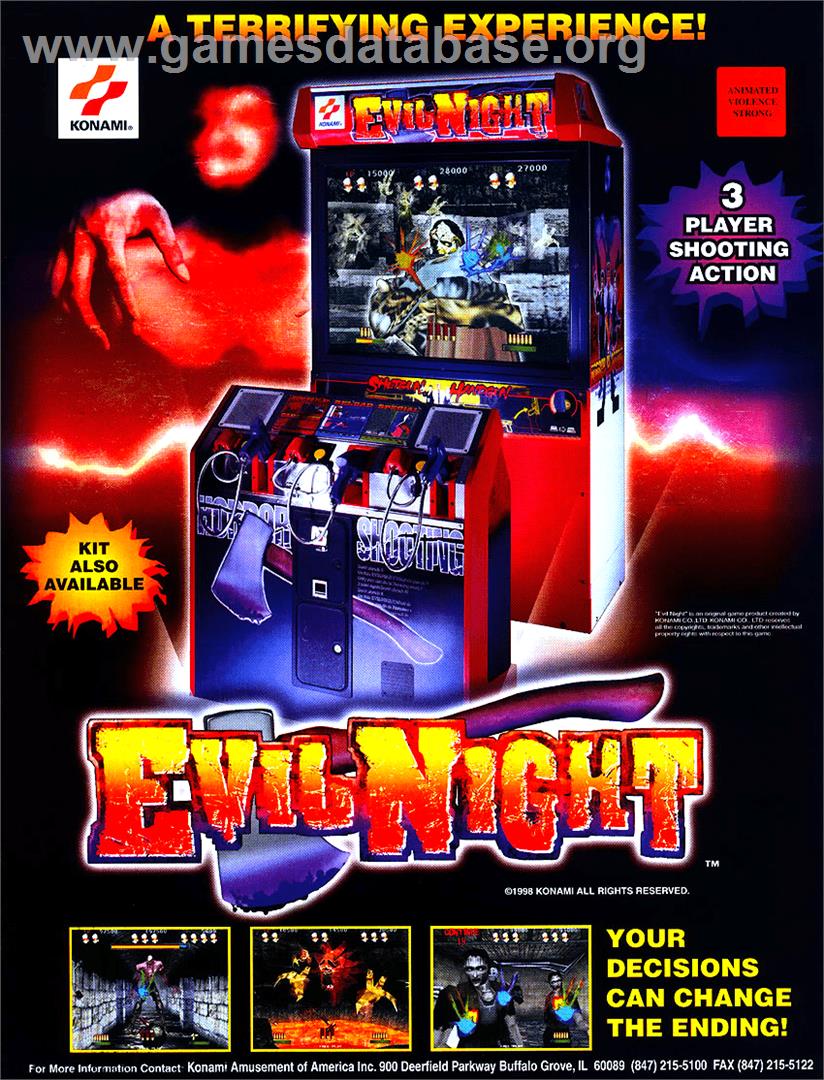 Evil Night - Arcade - Artwork - Advert