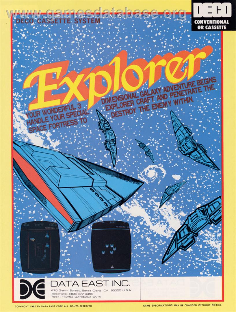 Explorer - Arcade - Artwork - Advert