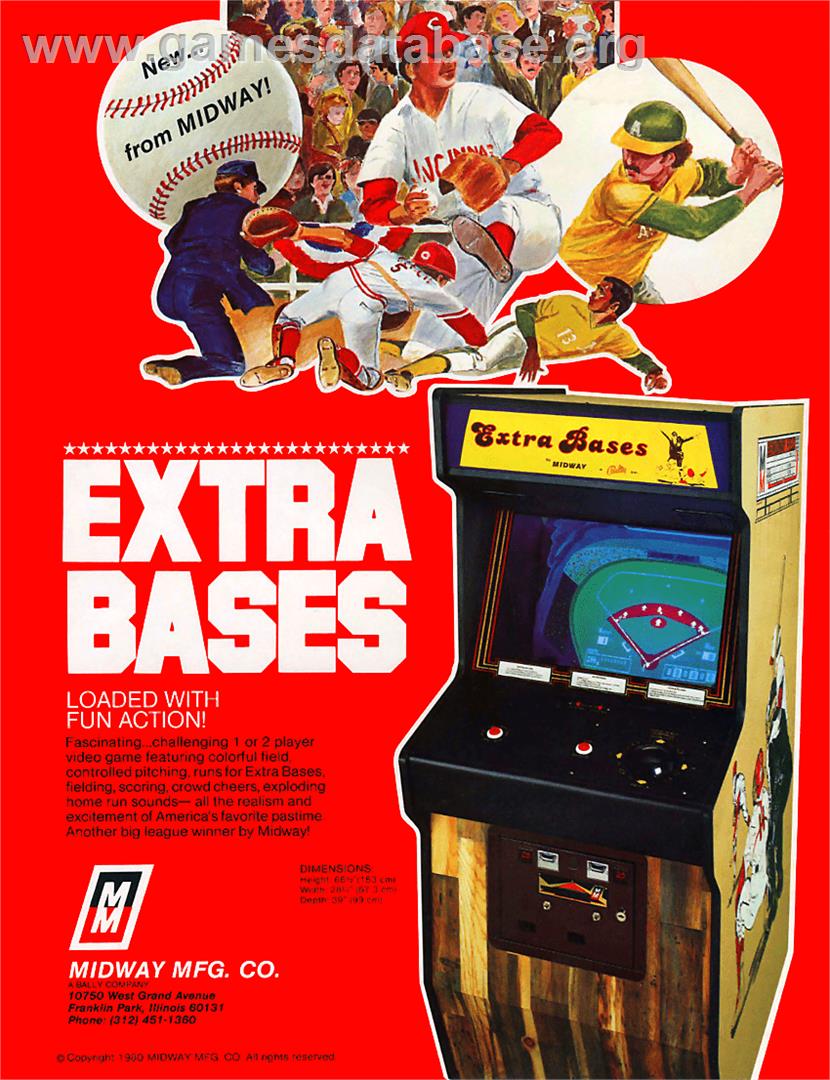 Extra Bases - Arcade - Artwork - Advert