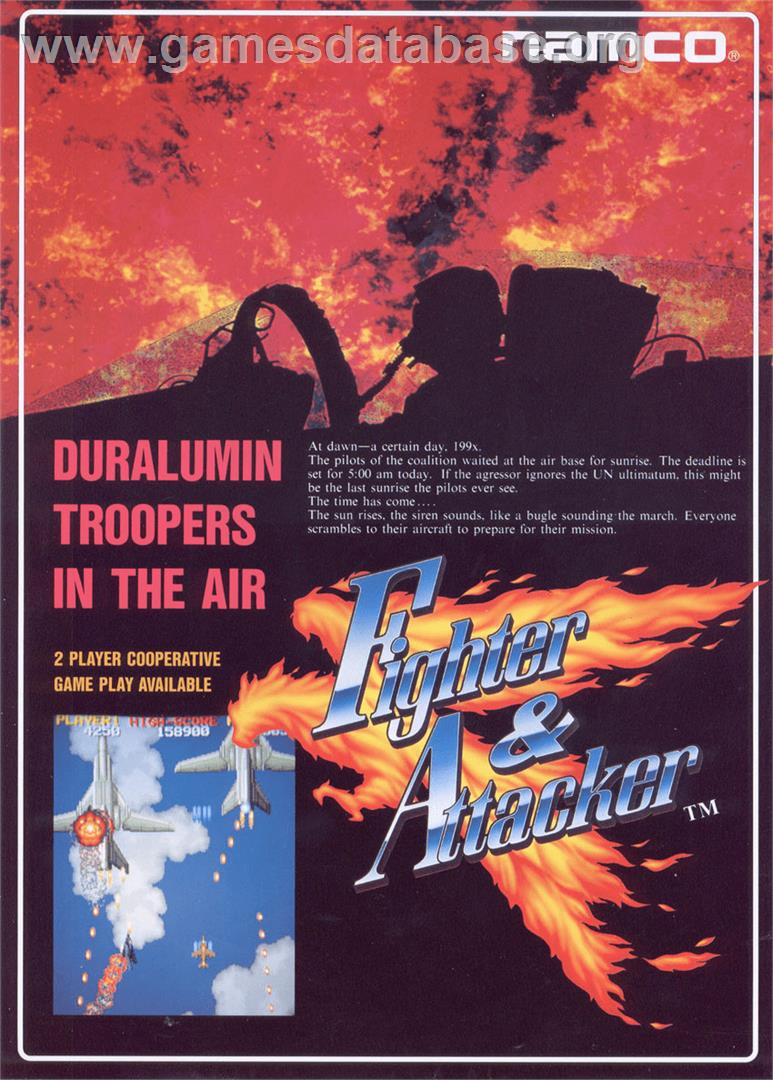 Fighter & Attacker - Arcade - Artwork - Advert