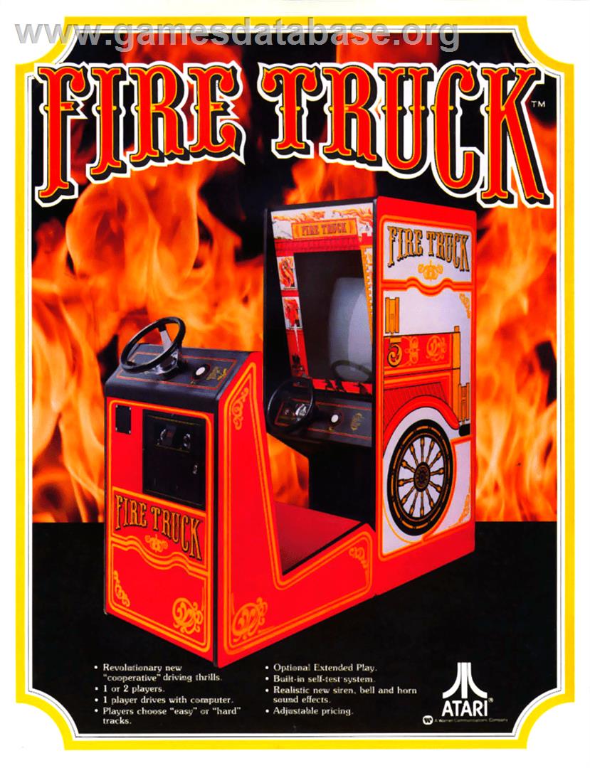 Fire Truck / Smokey Joe - Arcade - Artwork - Advert