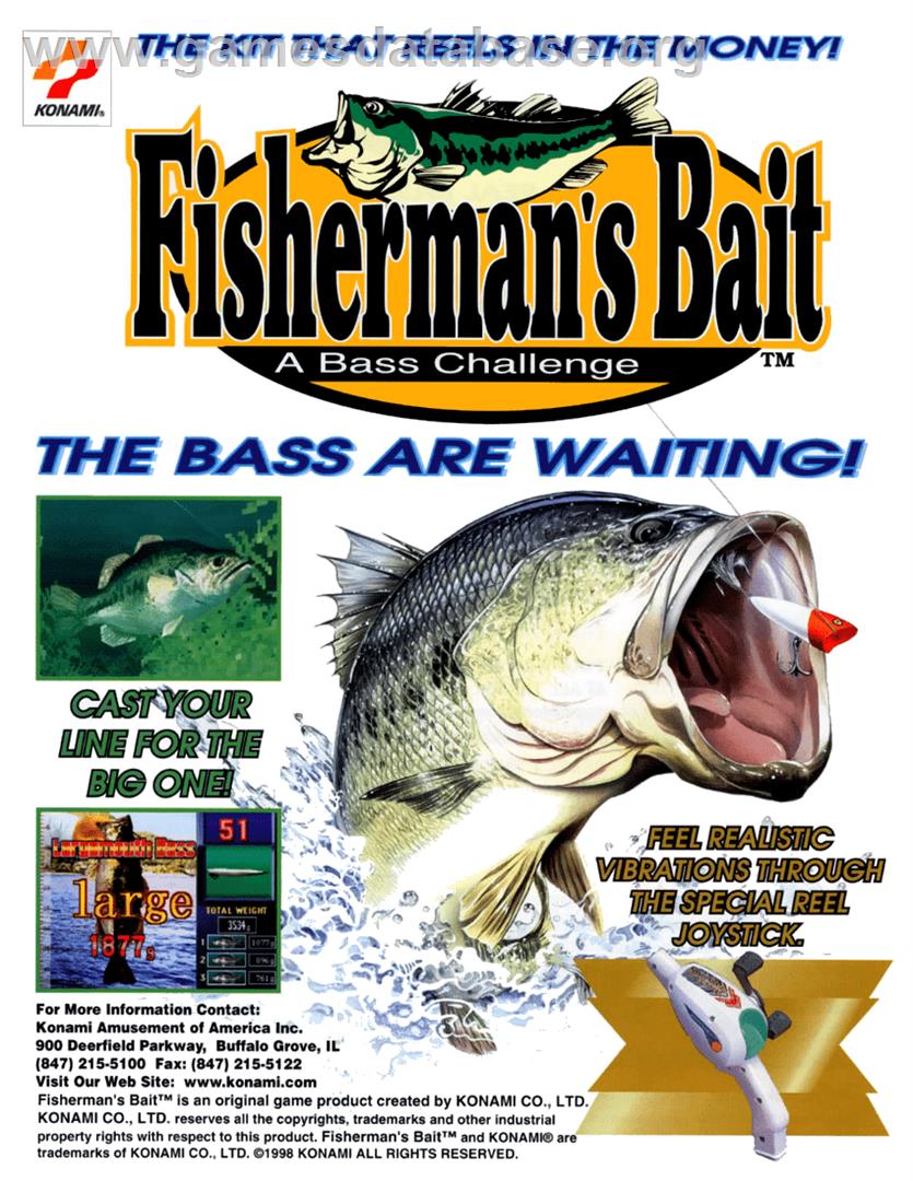 Fisherman's Bait - A Bass Challenge - Arcade - Artwork - Advert