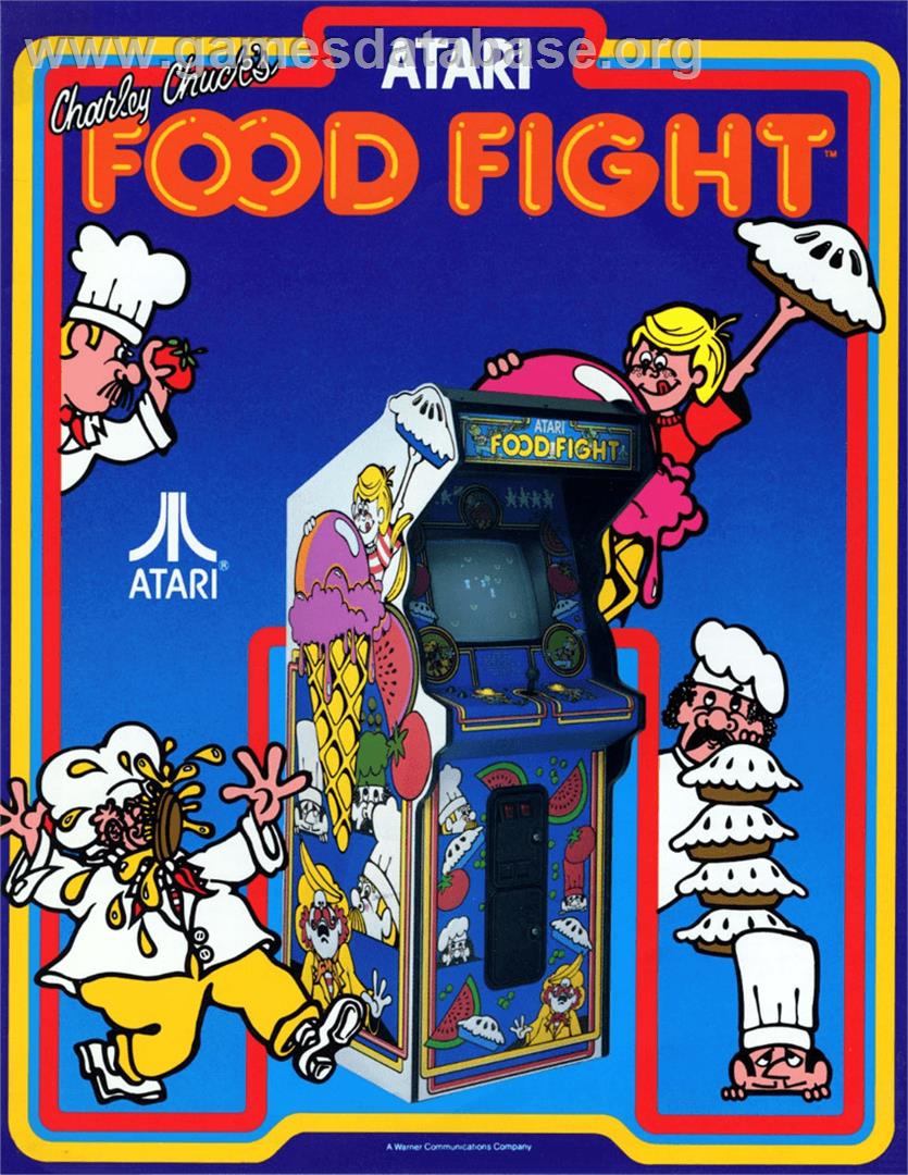 Food Fight - Atari 7800 - Artwork - Advert