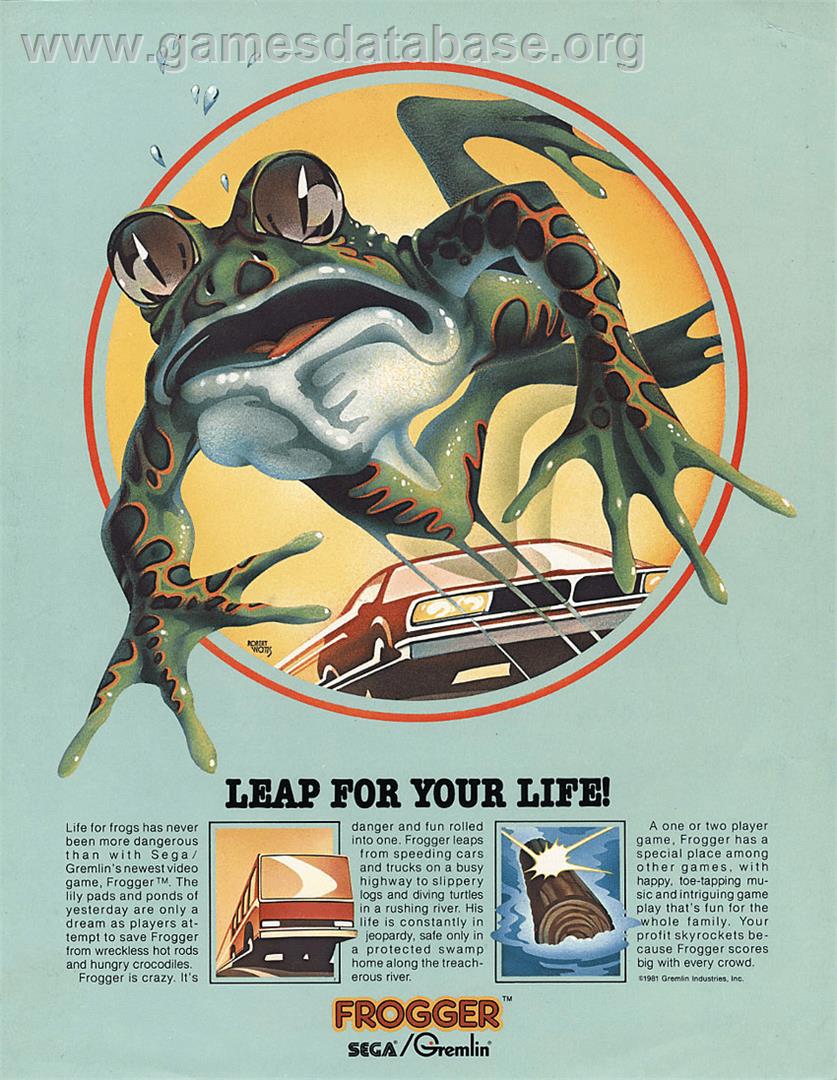 Frogger - Tandy TRS-80 - Artwork - Advert
