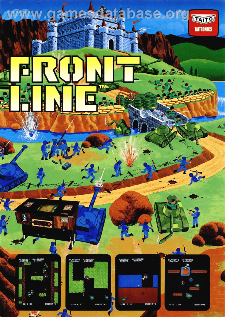 Front Line - Atari 2600 - Artwork - Advert