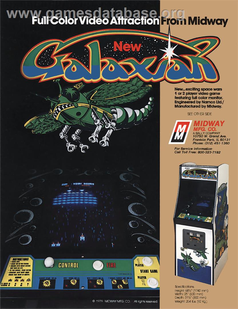 Galaxian - Nintendo NES - Artwork - Advert