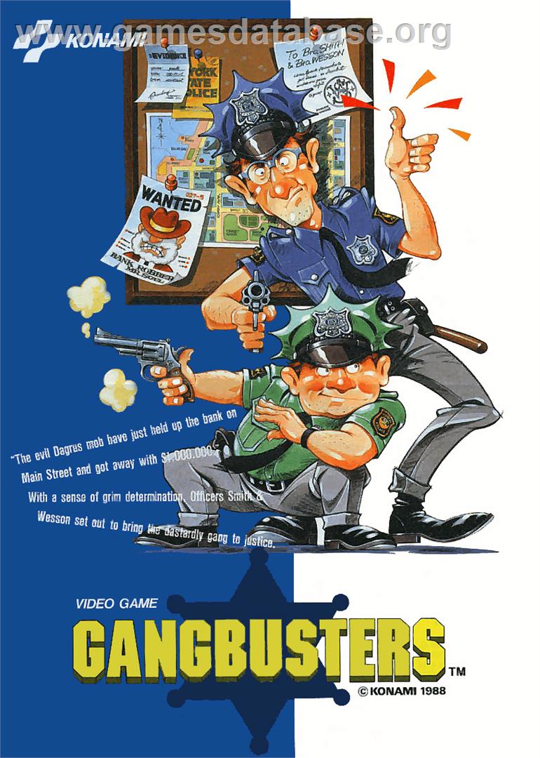 Gang Busters - Arcade - Artwork - Advert
