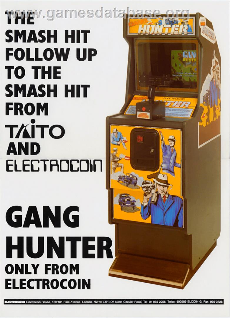 Gang Hunter - Arcade - Artwork - Advert