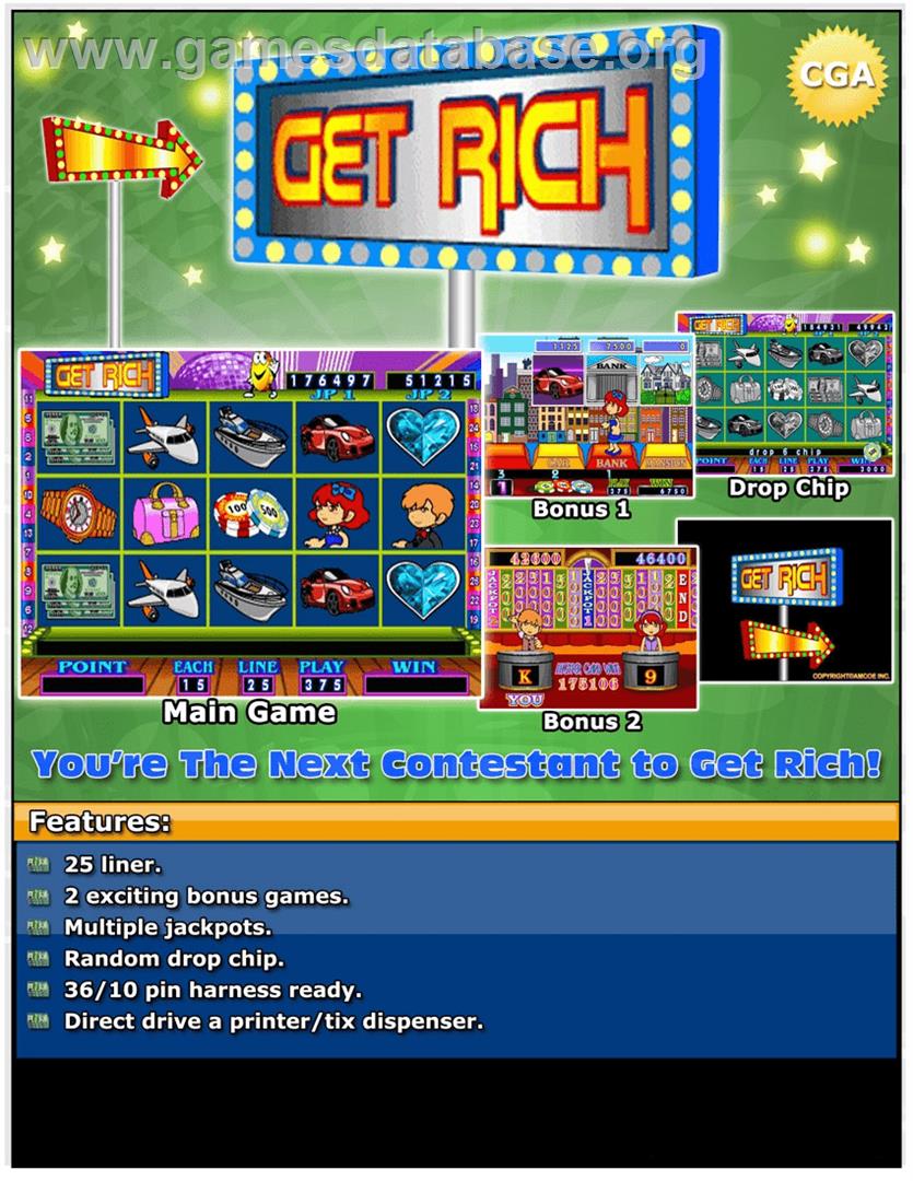 Get Rich - Arcade - Artwork - Advert