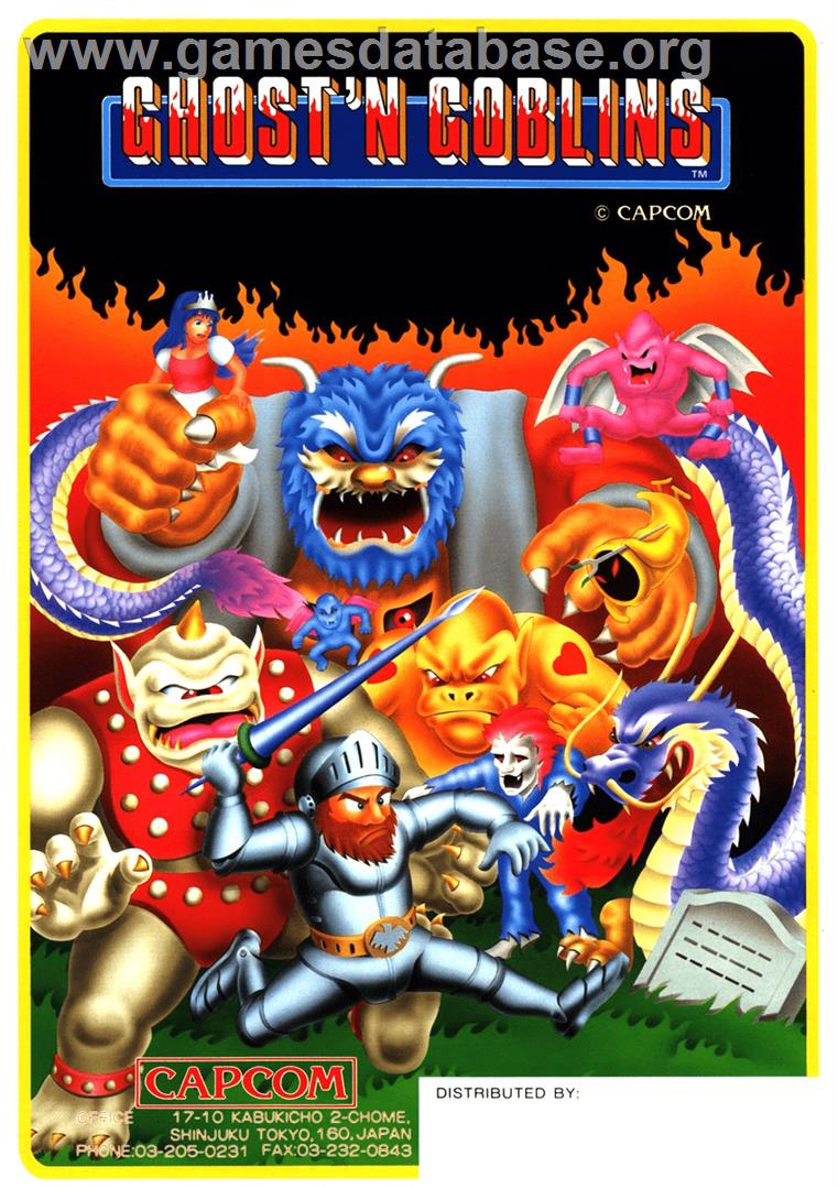 Ghosts'n Goblins - Nintendo Game Boy Color - Artwork - Advert