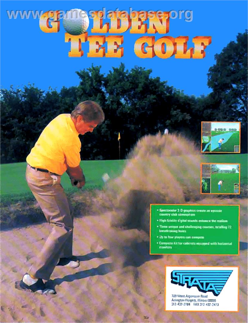 Golden Tee Golf - Arcade - Artwork - Advert
