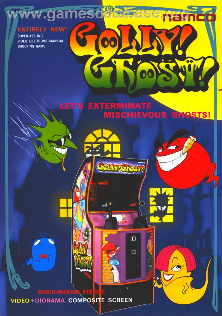Golly! Ghost! - Arcade - Artwork - Advert