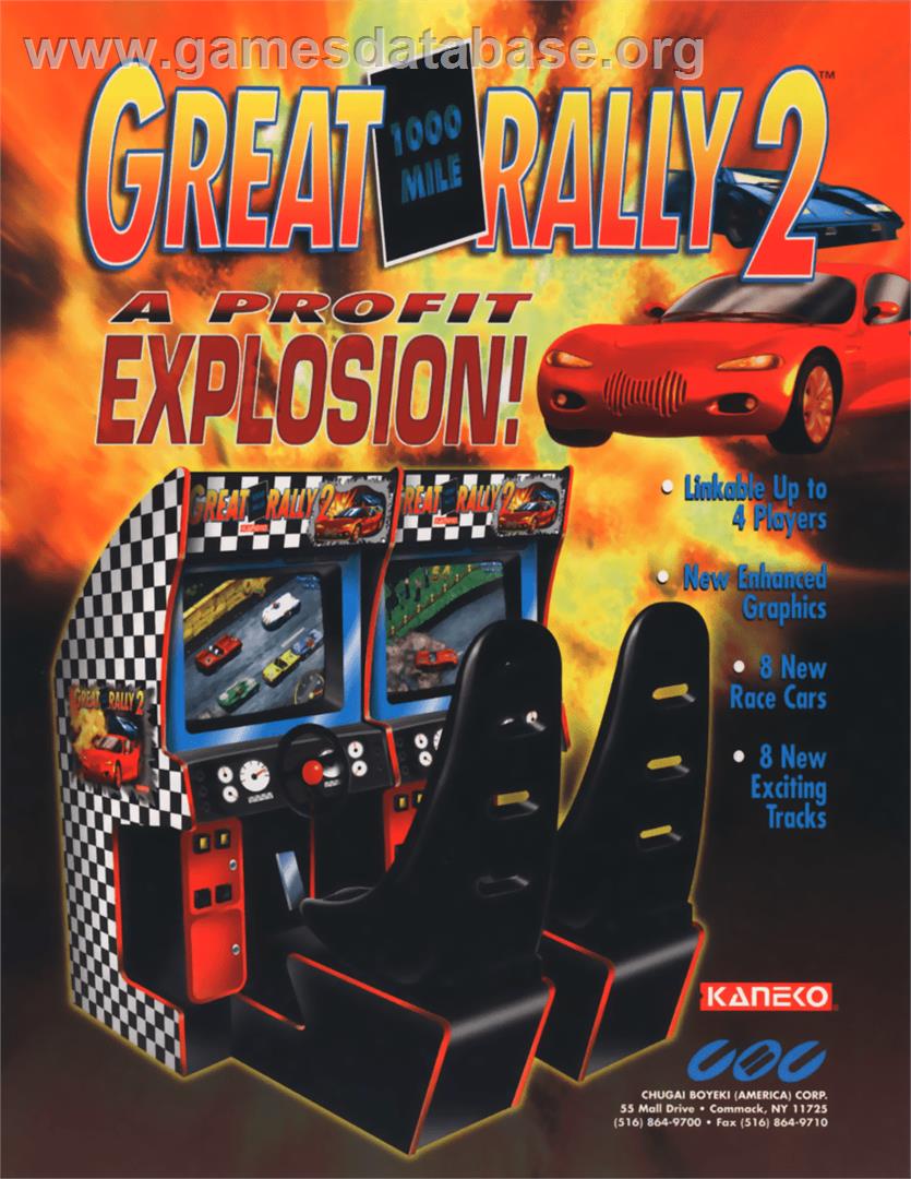Great 1000 Miles Rally 2 USA - Arcade - Artwork - Advert