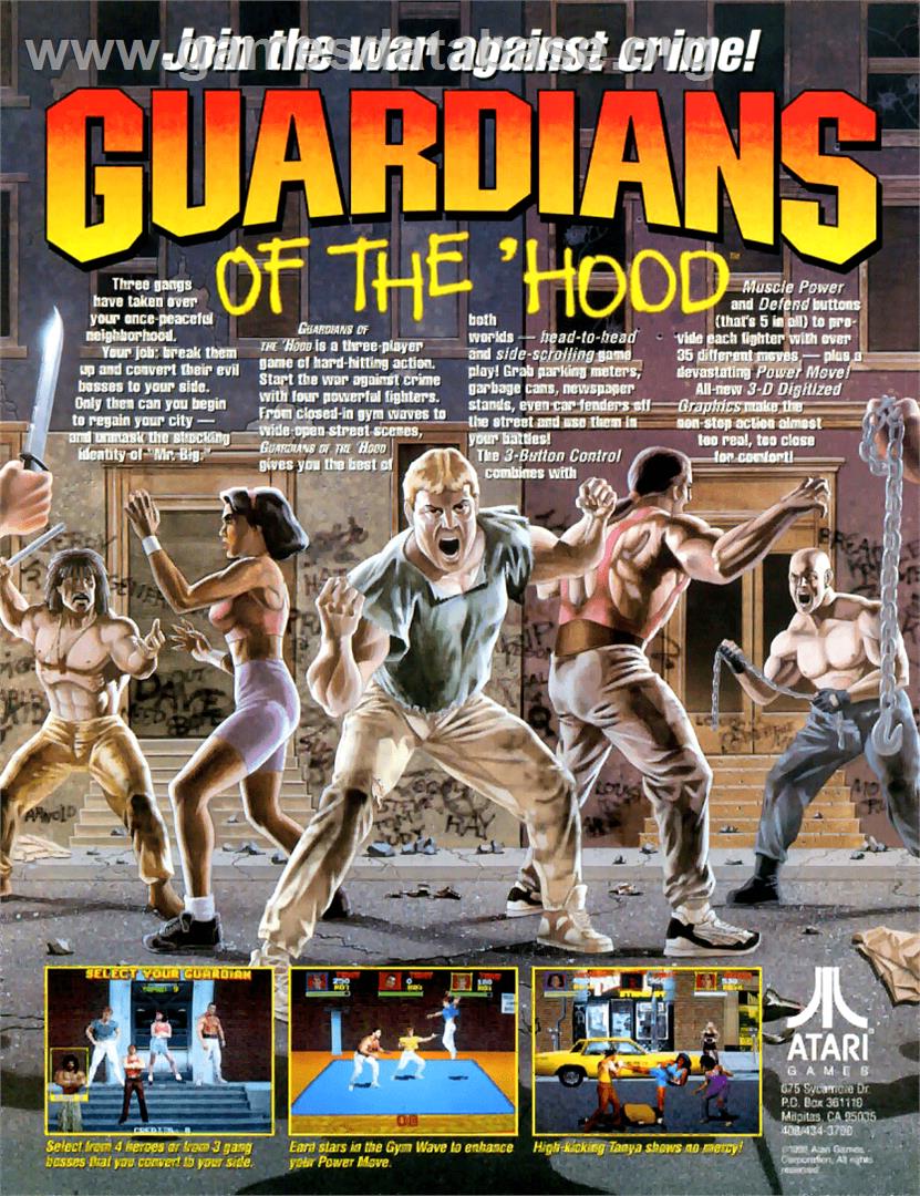 Guardians of the 'Hood - Arcade - Artwork - Advert