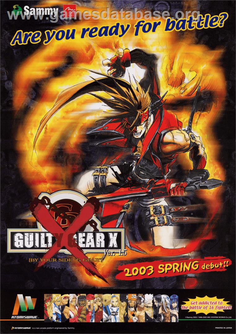 Guilty Gear X - Arcade - Artwork - Advert