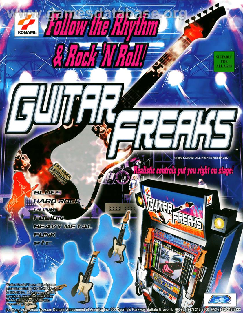 Guitar Freaks - Arcade - Artwork - Advert
