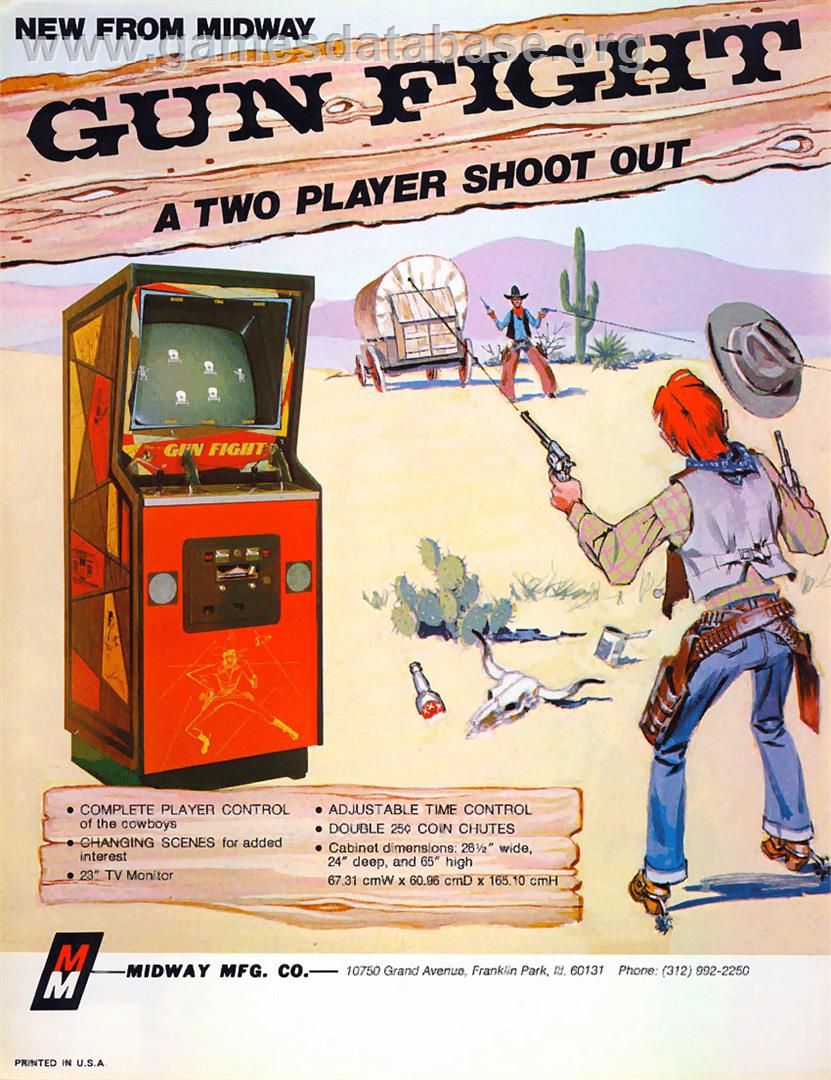 Gun Fight - Arcade - Artwork - Advert