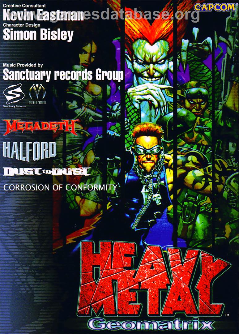 Heavy Metal Geomatrix - Sega Naomi - Artwork - Advert