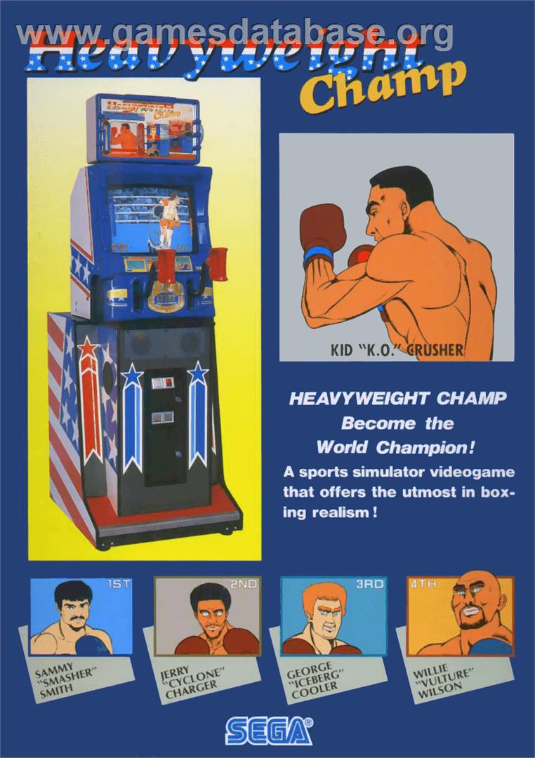 Heavyweight Champ - Arcade - Artwork - Advert