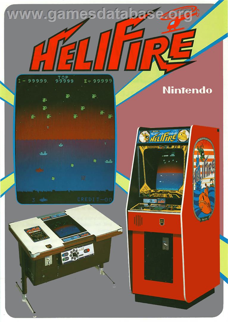 HeliFire - Nintendo Arcade Systems - Artwork - Advert