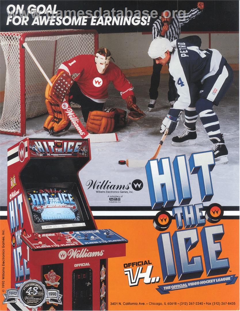 Hit the Ice - Arcade - Artwork - Advert
