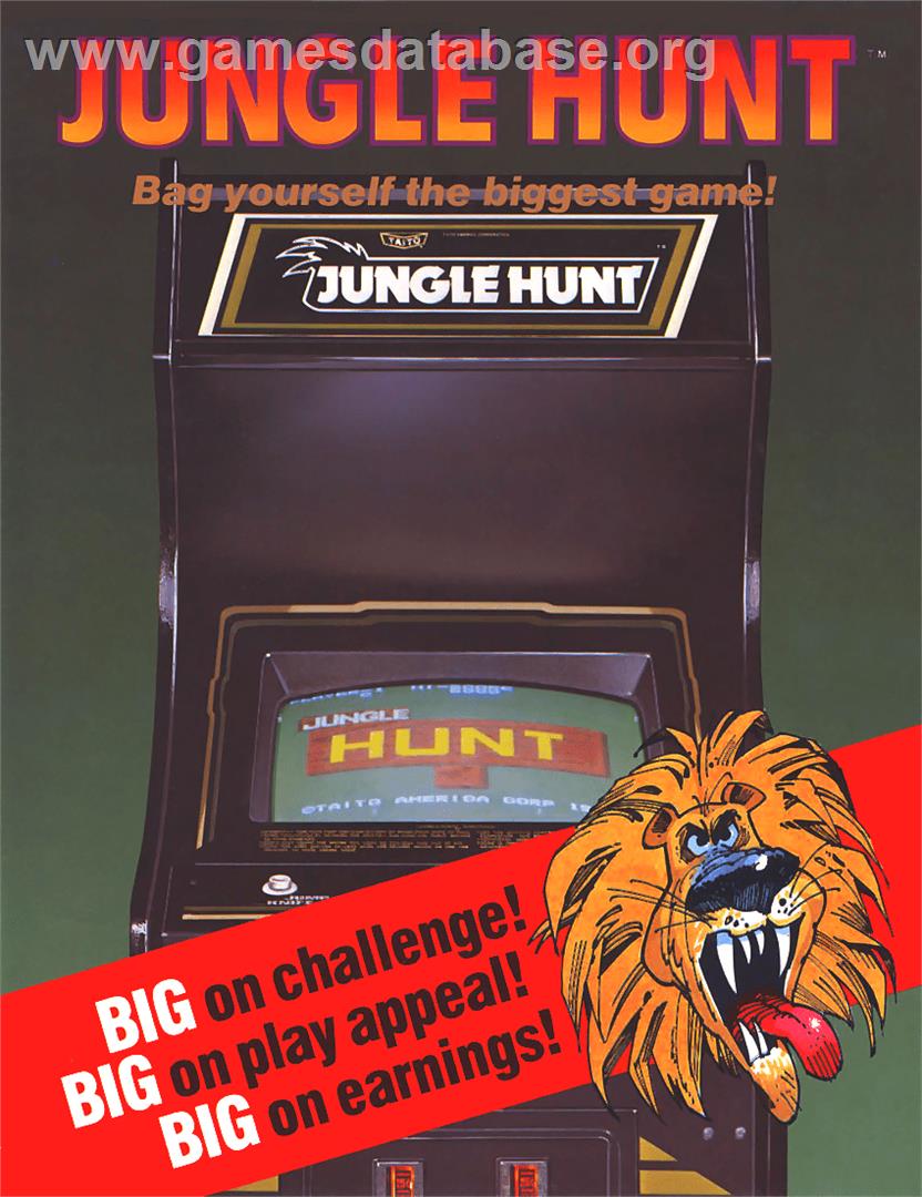 Jungle Hunt - Atari 8-bit - Artwork - Advert