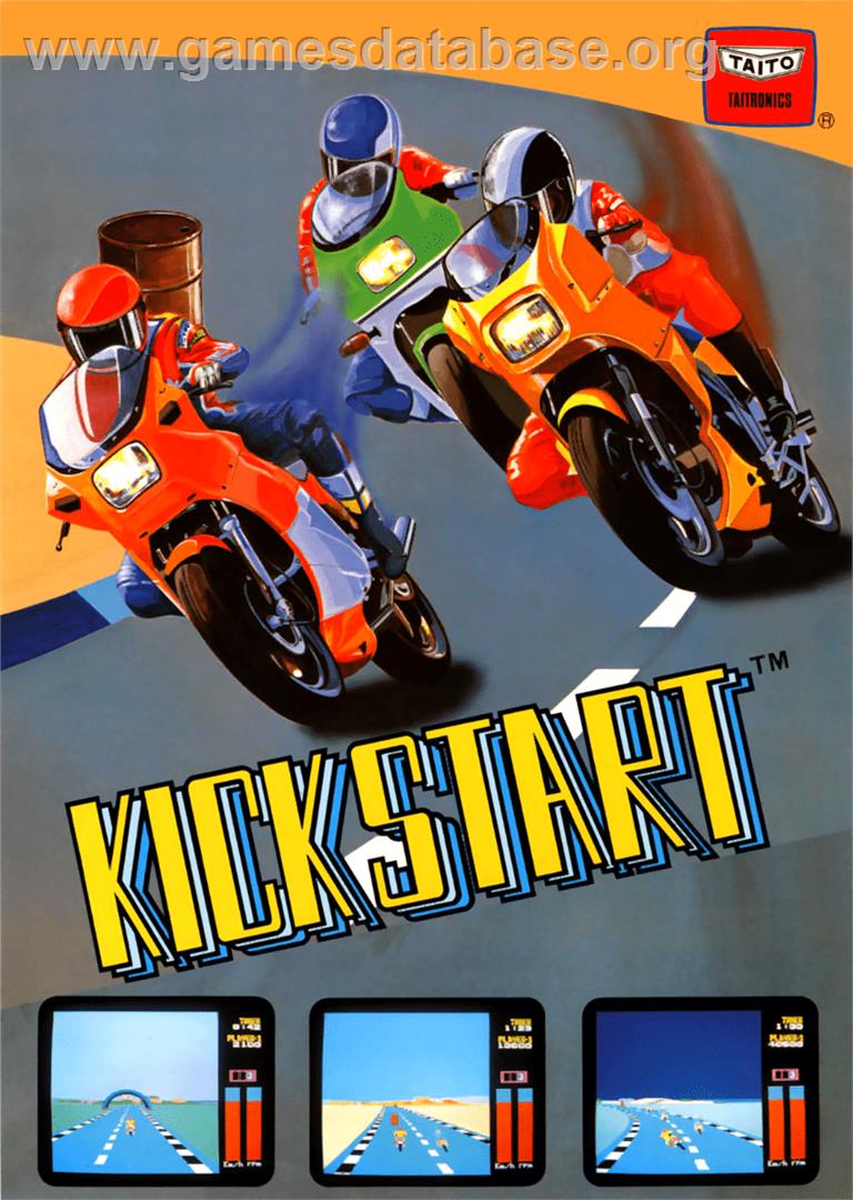Kick Start Wheelie King - Arcade - Artwork - Advert