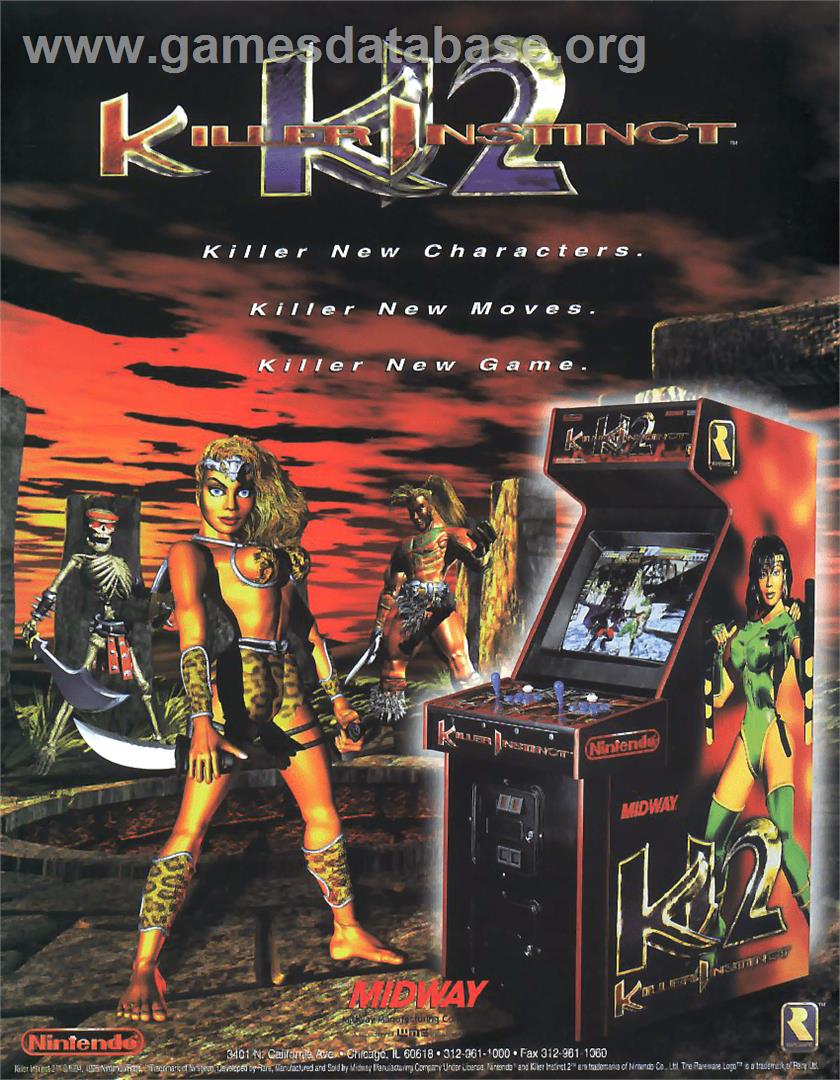 Killer Instinct 2 - Arcade - Artwork - Advert