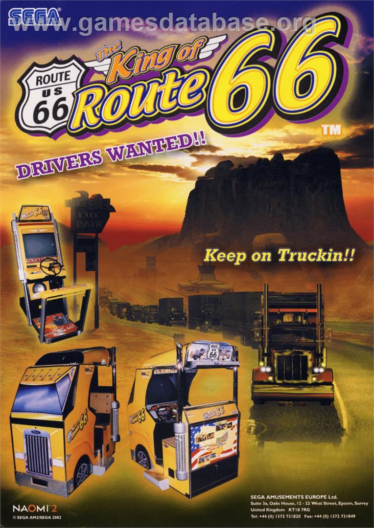 King of Route 66 - Arcade - Artwork - Advert