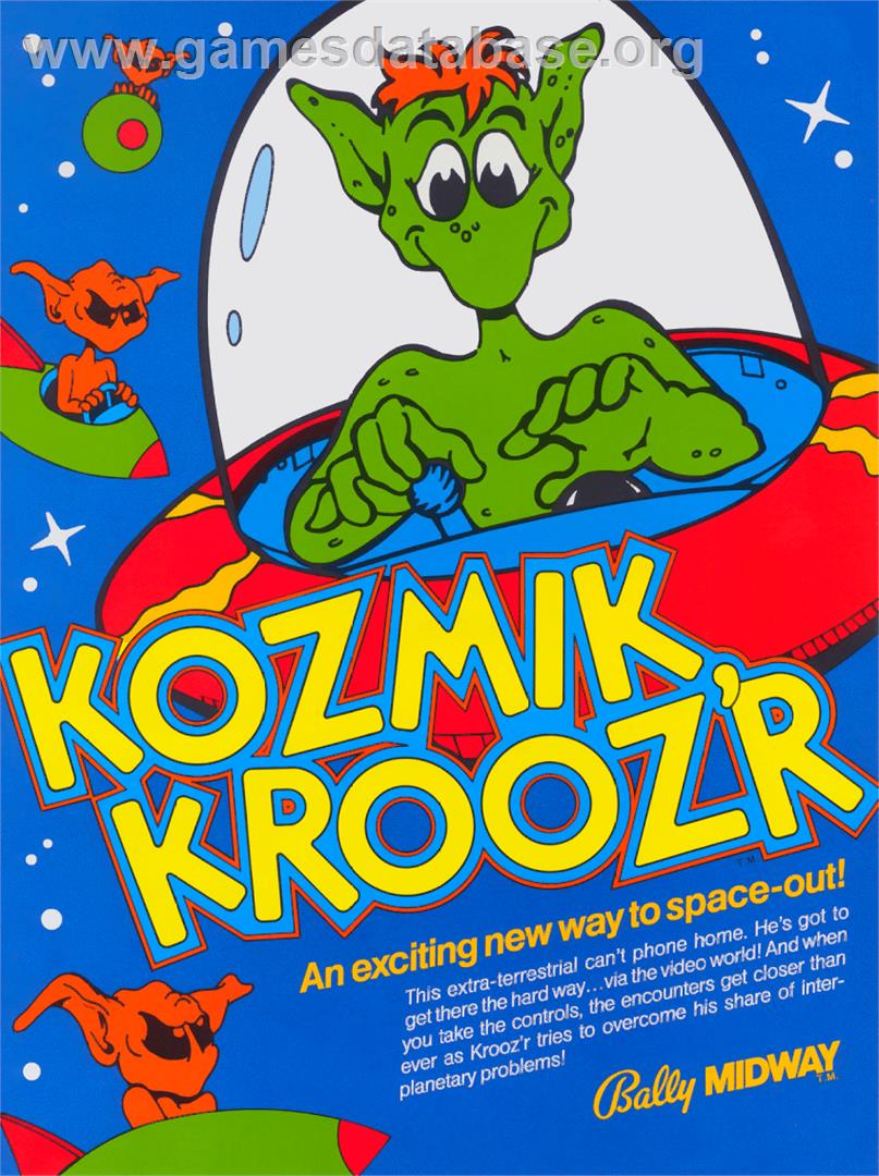 Kozmik Kroozr - Arcade - Artwork - Advert