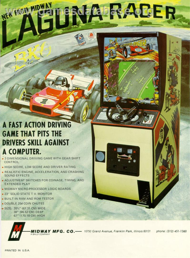 Laguna Racer - Arcade - Artwork - Advert