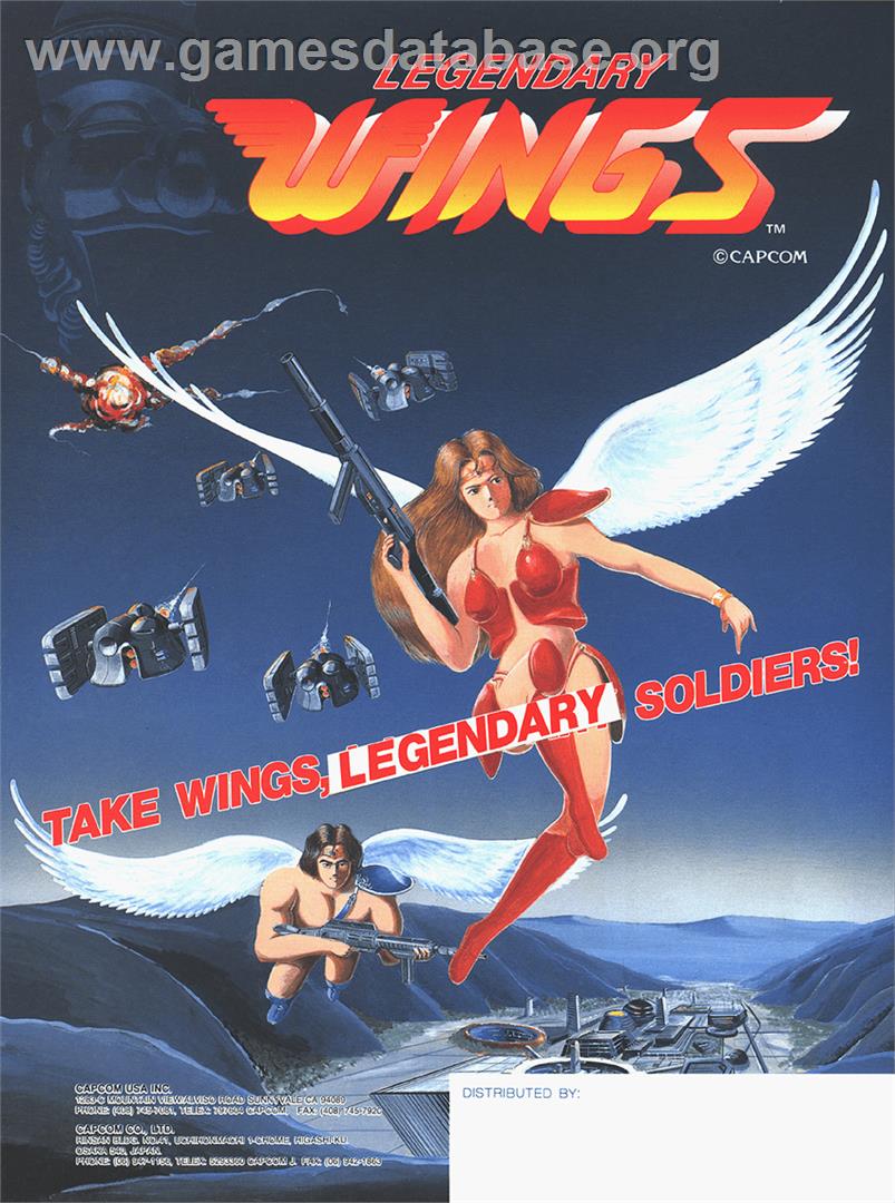 Legendary Wings - Arcade - Artwork - Advert