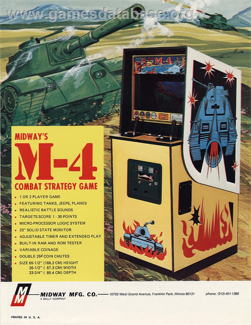 M-4 - Arcade - Artwork - Advert